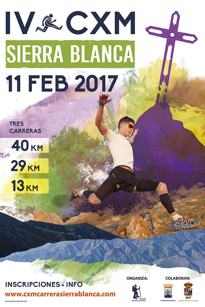 Cartel original IV CXM Sierra Blanca.