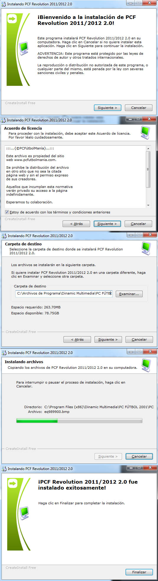 Imagen tutorial PC Futbol 2001 plantillas actualizadas 07
