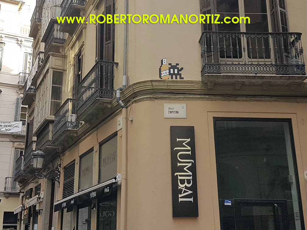 Foto de un Invader en Málaga