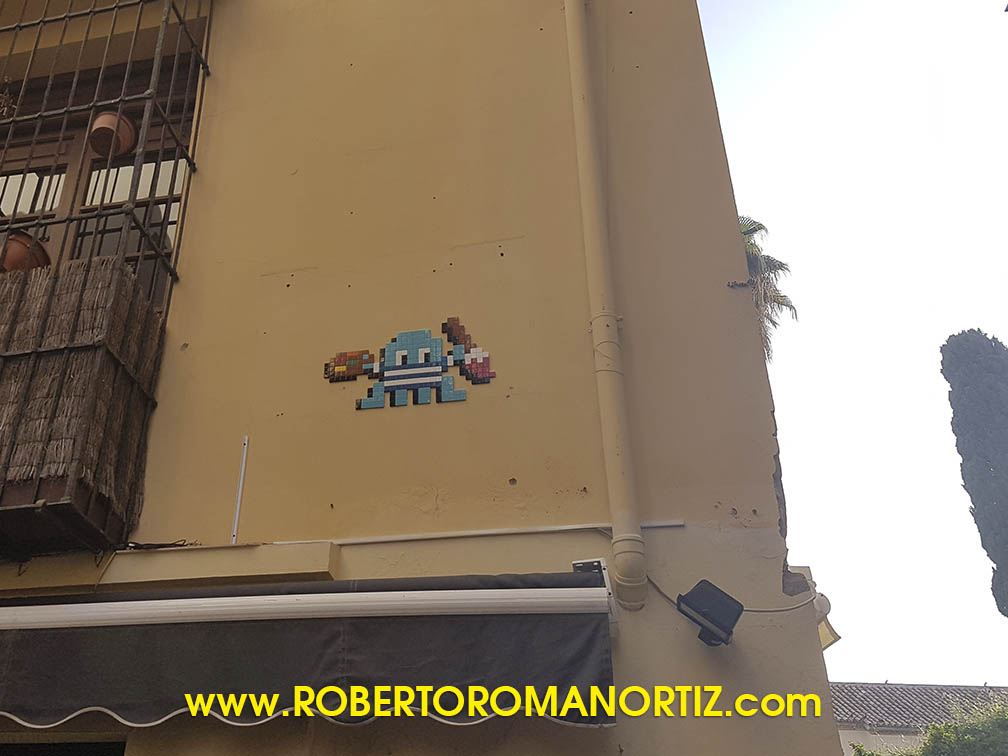 Foto de un Invader en Málaga