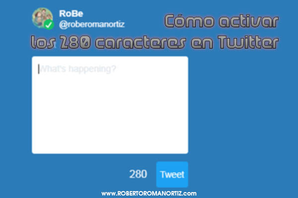280 tweets caracteres