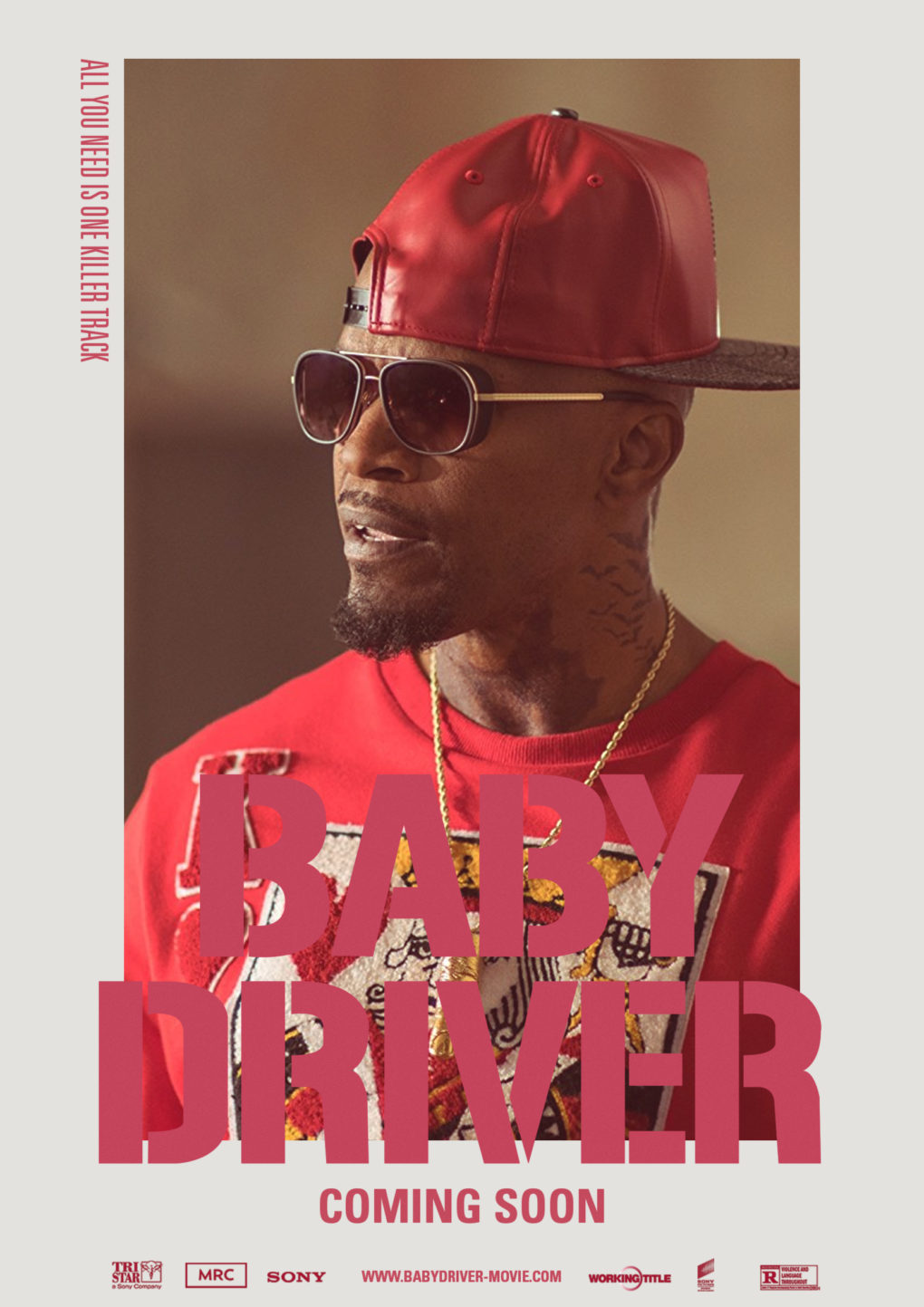 Cartel alternativo de personaje de "Baby Driver".