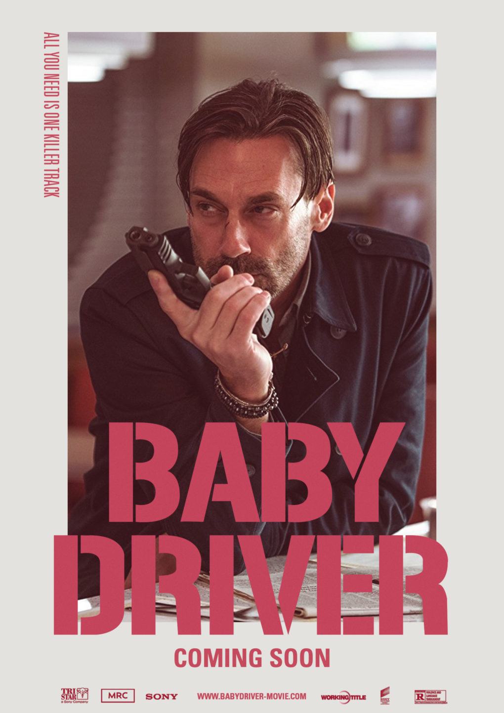 Cartel alternativo de personaje de "Baby Driver".