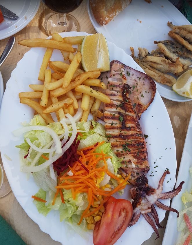 Calamar a la plancha