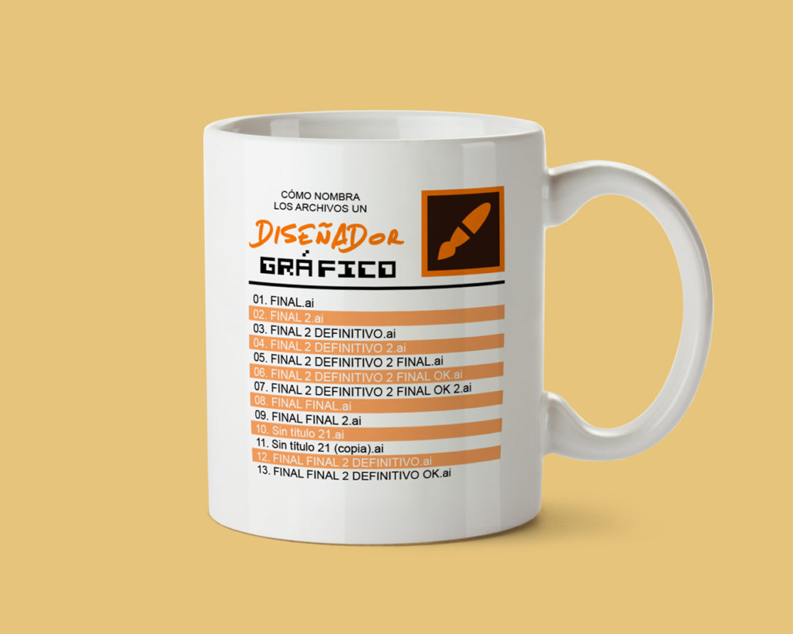 Taza para diseñador gráfico