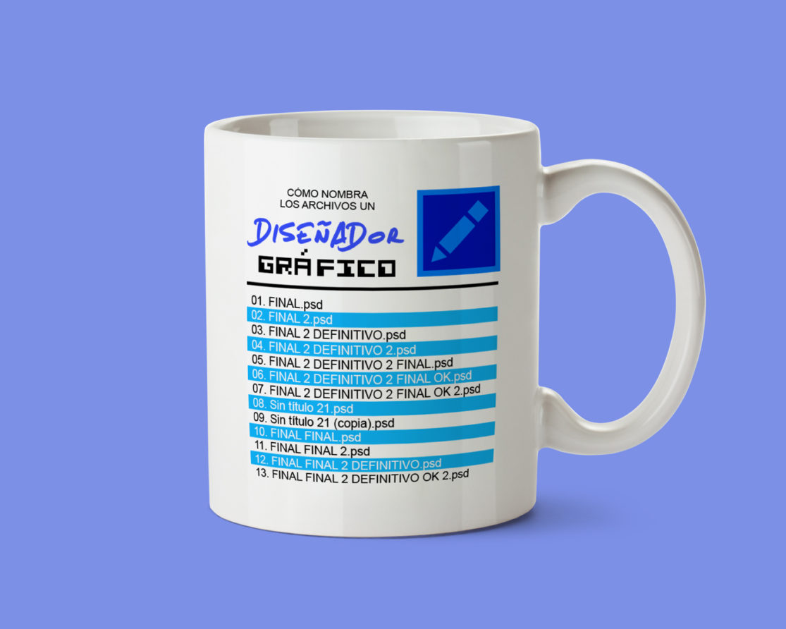 Taza para diseñador gráfico
