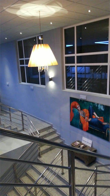Escaleras de los cines Teatro Goya