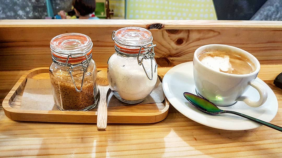 Café con leche.