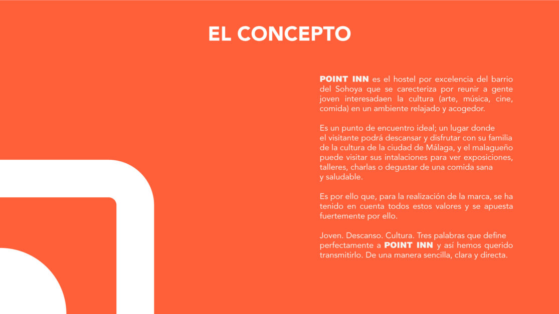 Manual de identidad corporativa 'Point Inn'