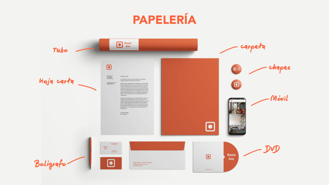 Manual de identidad corporativa 'Point Inn'