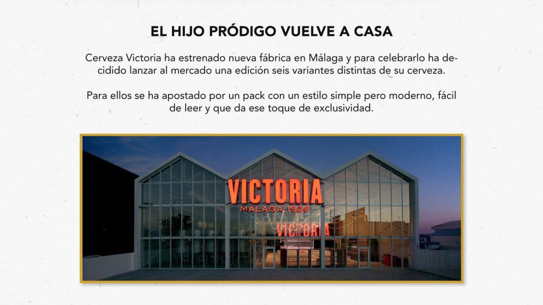 Packaging Cerveza Victoria