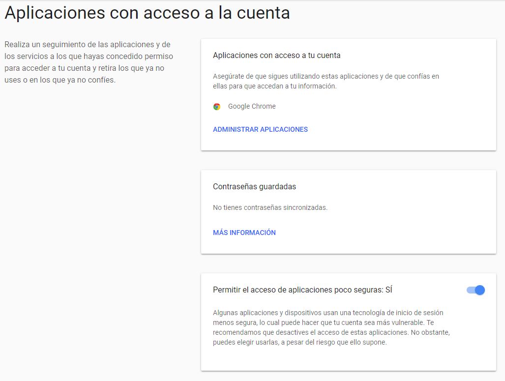 Cómo recibir en Gmail un mensaje vía Contact Form 7