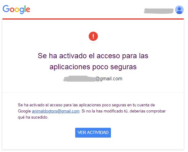 Cómo recibir en Gmail un mensaje vía Contact Form 7